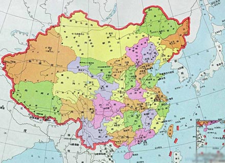中华民国地图